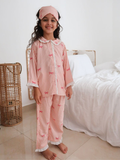 Mini Cushie Bow Lounge Co Ord For Girls