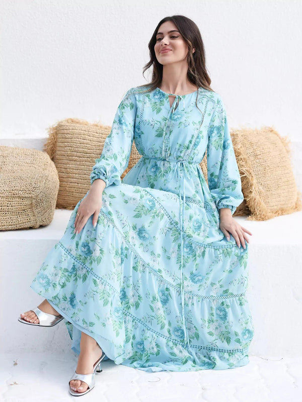 Floral Waltz Lacey Dress