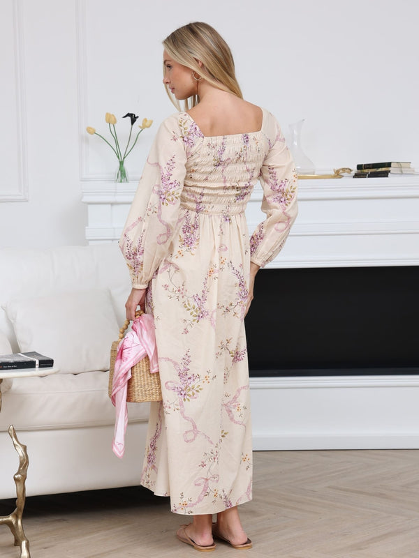 Liliette Bow Printed Dress