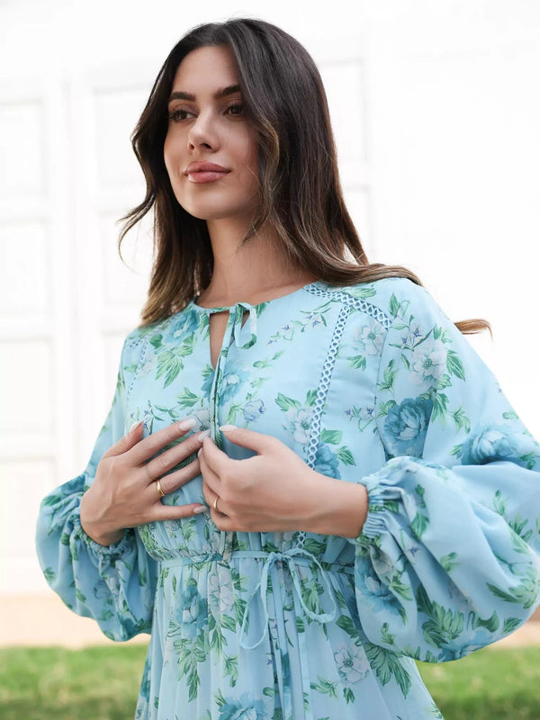 Floral Waltz Lacey Dress