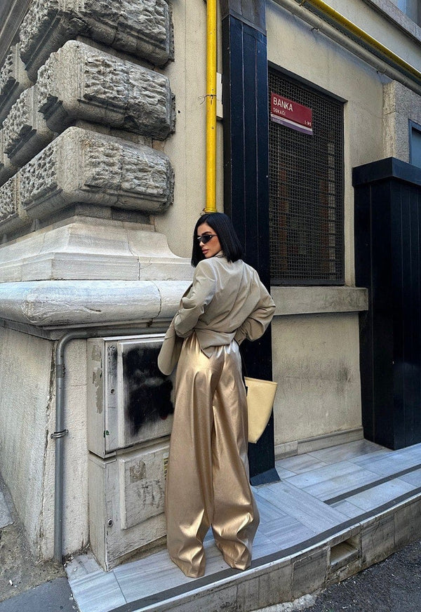 Golden Party pants
