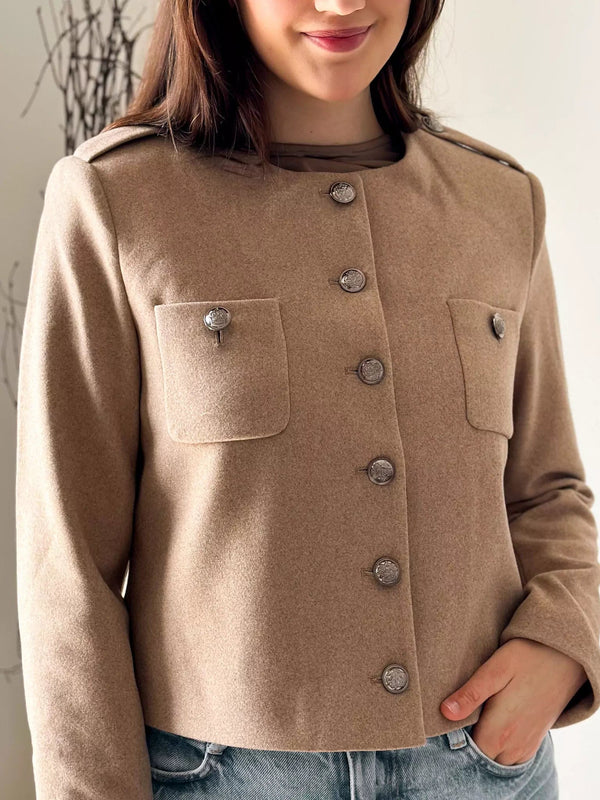 Exclusive Jacket In Beige