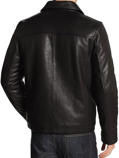 Men’s Classic Black Leather Jacket