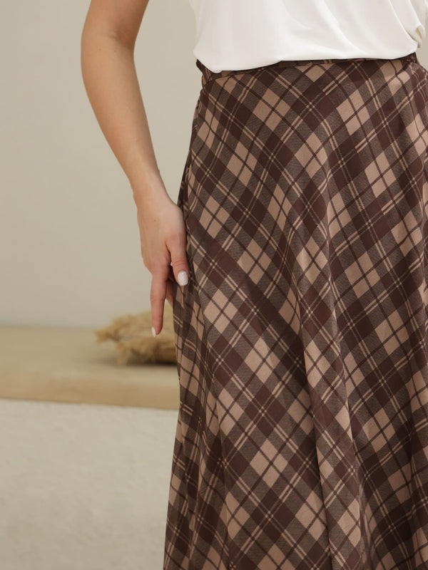 Eressa Checkered Skirt
