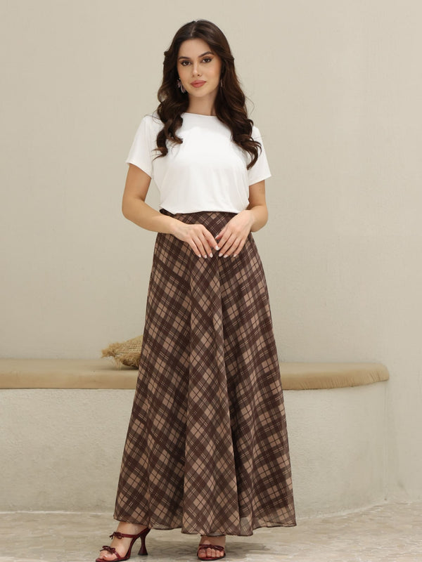 Eressa Checkered Skirt