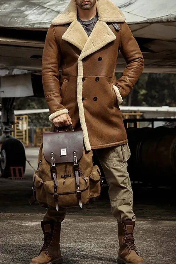 Shearling Leather Coat For Mens & Womens