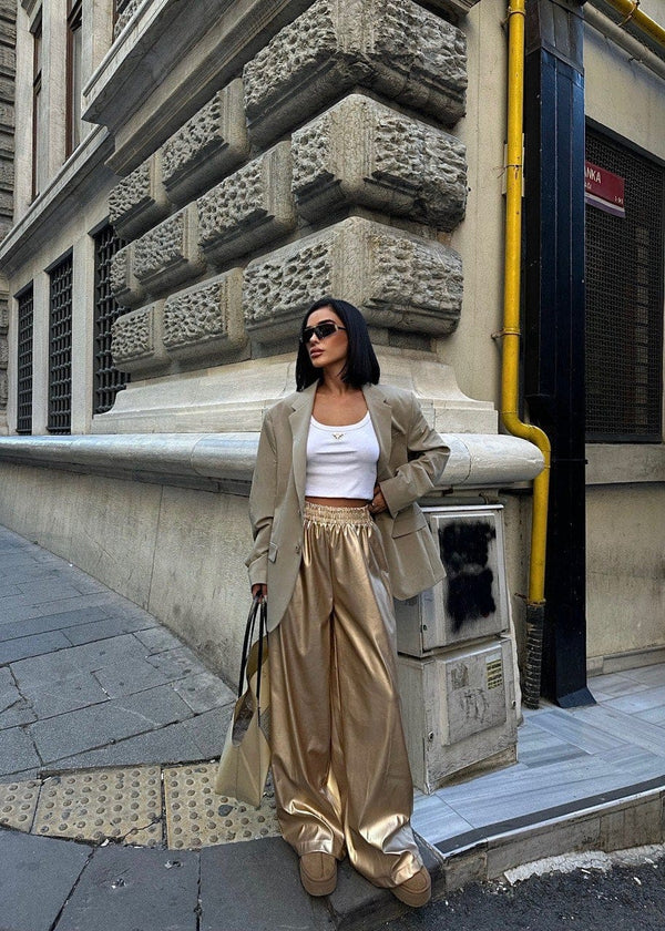 Golden Party pants