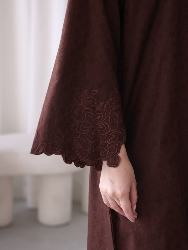 Canyon Embroidered Brown Tonic