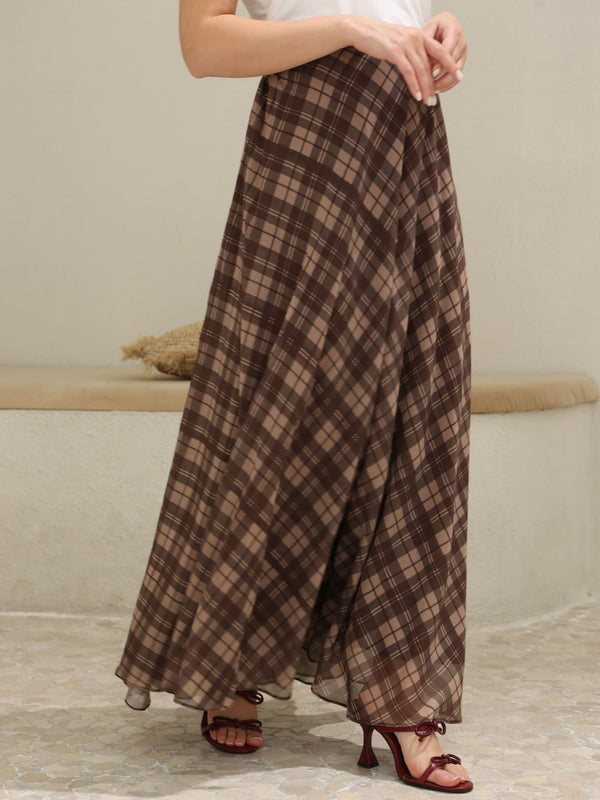 Eressa Checkered Skirt