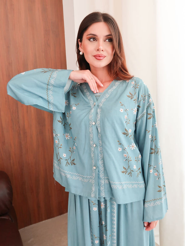 Roisen Blue Long Dress