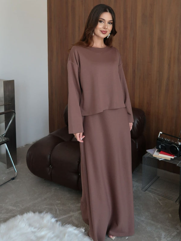 Eryx Soft Sweat Long Dress