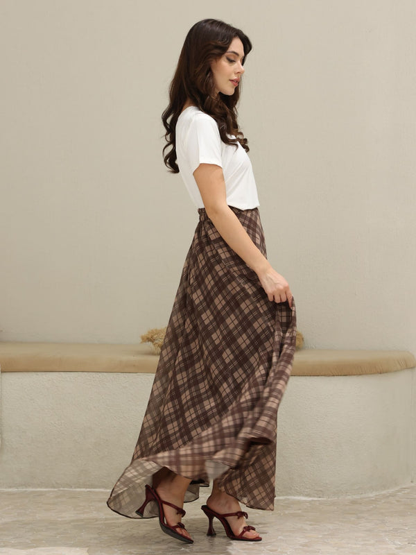 Eressa Checkered Skirt