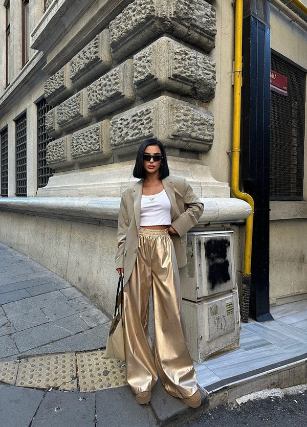 Golden Party pants