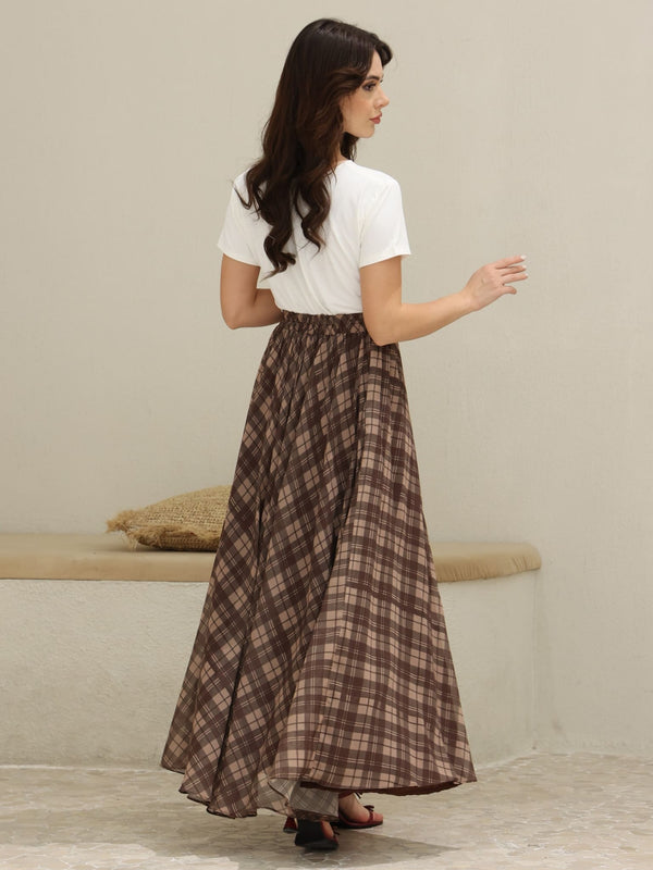 Eressa Checkered Skirt