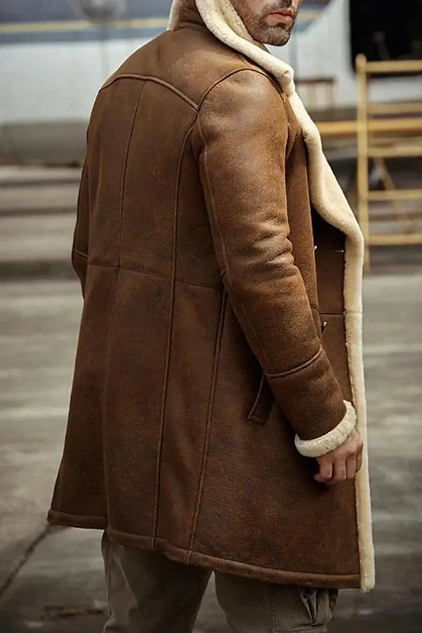 Shearling Leather Coat For Mens & Womens