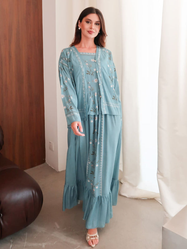 Roisen Blue Long Dress